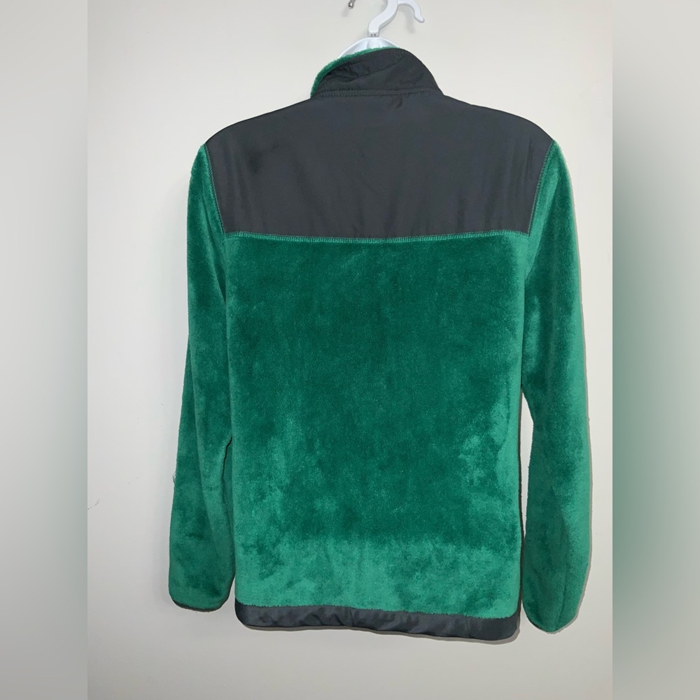 Danskin Cozy Green and Black Teddy Jacket Sz S - Picture 8 of 11